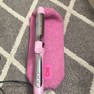 CHI BARBIE Pink Curling Iron with Case